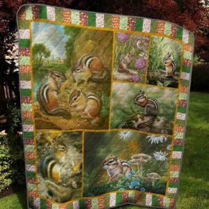 Chipmunk Bs1104 3 Quilt Blanket  Quilt